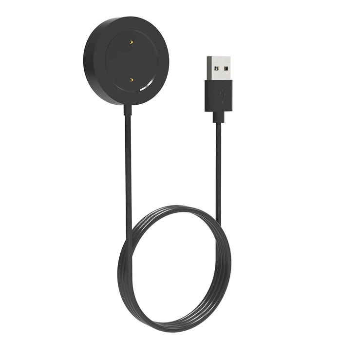 1m USB Cable Charger Smart Watch Charging Dock Cradle for Haylou RS3 LS04 - Black - 2