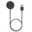 1m USB Cable Charger Smart Watch Charging Dock Cradle for Haylou RS3 LS04 - Black - 3