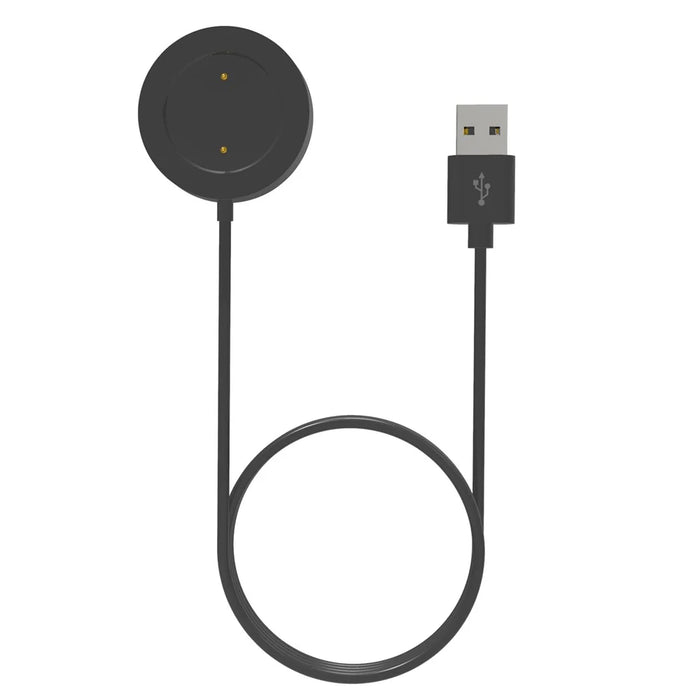 1m USB Cable Charger Smart Watch Charging Dock Cradle for Haylou RS3 LS04 - Black - 3