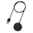 1m USB Cable Charger Smart Watch Charging Dock Cradle for Haylou RS3 LS04 - Black - 6
