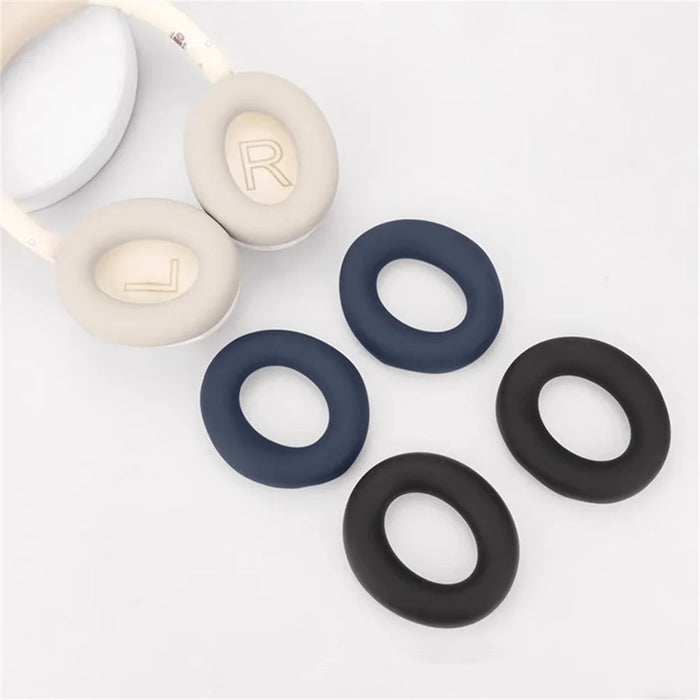 1 Pair Earpad Case For iKF Solo Silicone Headphones Cushion Protective Cover - Black - 6
