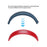 For Beats Studio 3 Headphones Silicone Headband Cover Protective Cushion Sleeve - Dark Blue - 2