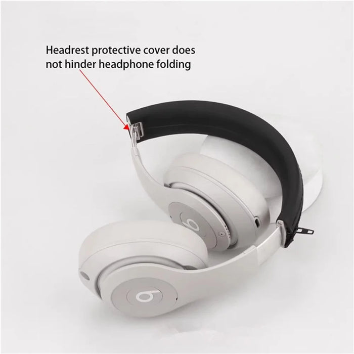 For Beats Studio 3 Headphones Silicone Headband Cover Protective Cushion Sleeve - Dark Blue - 3