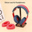 For Beats Studio 3 Headphones Silicone Case Set Earpad Cushion Cover + Headband Protector - Dark Blue - 2