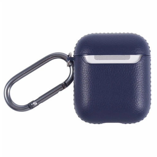 X-LEVEL For AirPods Pro 2 / AirPods Pro Earphone Case Litchi Texture PU Leather TPU Cover with Carabiner - Blue - 2