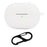 For Huawei Freebuds Pro 4 Case with Anti Lost Buckle Bluetooth-compatible Earbuds Silicone Protective Cover - White - 1