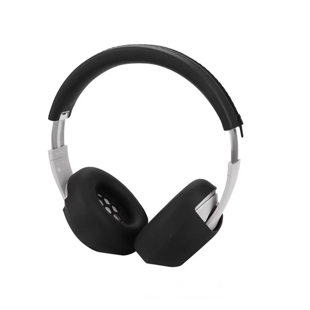 1 Pair Earpad Silicone Case for Beats Studio Pro Kim Kardashian Headphones Cushion Protective Cover - Black - 4
