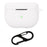For Jabra Elite 10 Gen 2 Case with Anti Lost Buckle Bluetooth-compatible Earbuds Silicone Protective Cover - White - 1