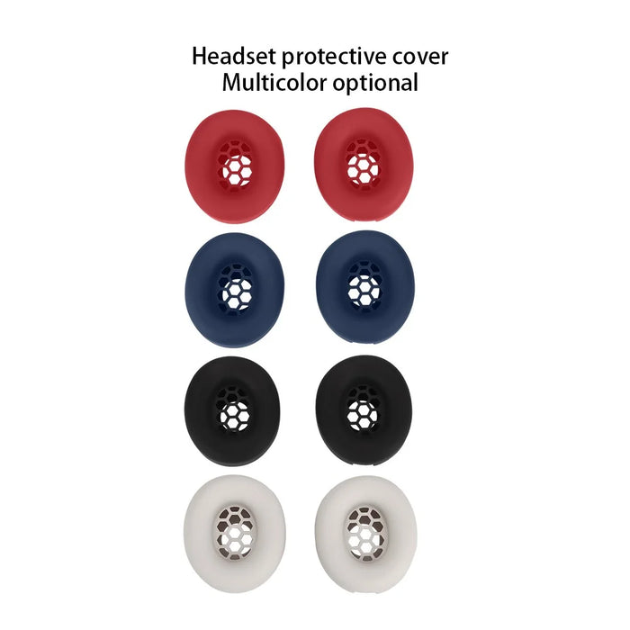 Silicone Protective Cover Set for Beats Studio Pro Kim Special Edition Ear Pad Case + Headband Cover - Black - 7