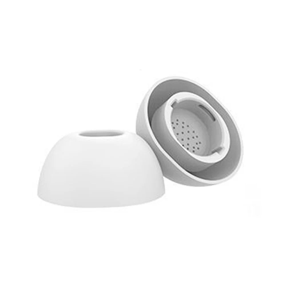 AHASTYLE WG173 1Pair L Silicone Eartips for Samsung Galaxy Buds3 Pro Bluetooth-compatible Earbuds Replacement Tips - White - 1