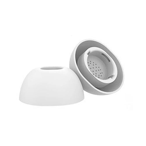 AHASTYLE WG173 1Pair L Silicone Eartips for Samsung Galaxy Buds3 Pro Bluetooth-compatible Earbuds Replacement Tips - White - 1
