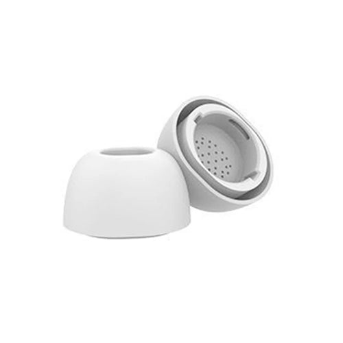 AHASTYLE WG173 1Pair M Silicone Eartips for Samsung Galaxy Buds3 Pro Bluetooth-compatible Earbuds Replacement Tips - White - 1