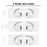 AHASTYLE PT60-4 3 Pair Ear Hooks for AirPods 4 Silicone Earbuds Tips Sport Ear Tips Replacement, Size: S - White - 7