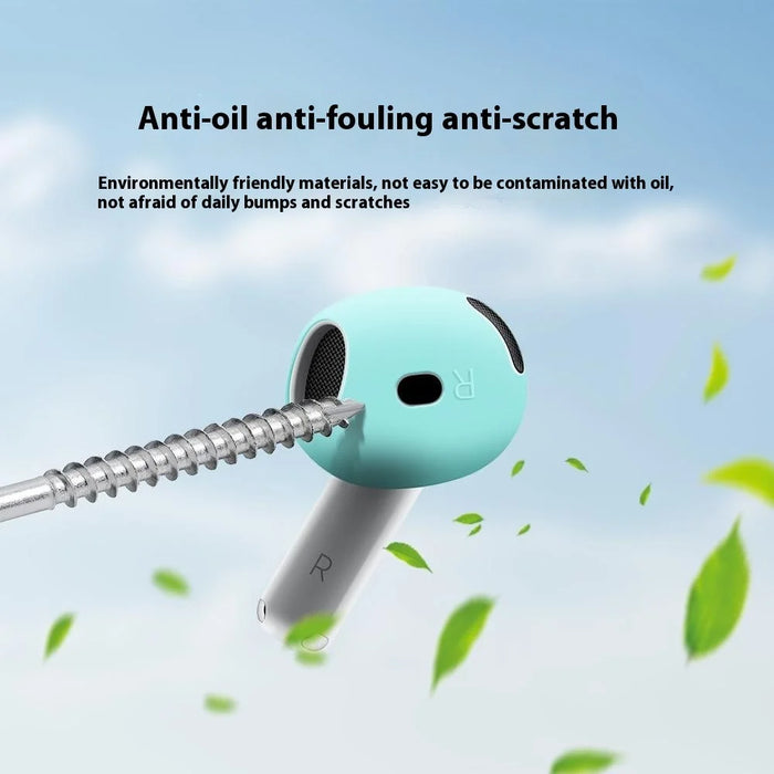 For AirPods 4 Ear Tips Replacement Ultra Thin Silicone Earbuds Cover - Mint Green - 2