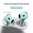 For AirPods 4 Ear Tips Replacement Ultra Thin Silicone Earbuds Cover - Mint Green - 3