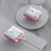 Rhombus Style Contrast-color Protective Cover for Apple AirPods with Charging Case (2016)/(2019)/Wireless Charging Case (2019) - Red - 5