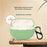 For OnePlus Buds Ace 2 Case with Anti Lost Buckle Bluetooth-compatible Earbuds Silicone Protective Cover - Matcha Green - 3