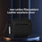 For Apple AirPods 3 Protective Cover Carbon Fiber Texture Earbuds PU Leather PC Hard Case with Hook - Black - 2
