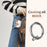 Transparent Case for Samsung Galaxy Buds3 / Buds3 Pro Electroplated TPU + PC Earbuds Protector with Lock Buckle - Rose Gold - 4
