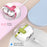 Transparent Case for Samsung Galaxy Buds3 / Buds3 Pro Electroplated TPU + PC Earbuds Protector with Lock Buckle - Rose Gold - 7