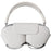 For AirPods Max 2 / Max Case with Sleep Mode PU Leather Headphone Cover - White - 1