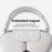 For AirPods Max 2 / Max Case with Sleep Mode PU Leather Headphone Cover - White - 4