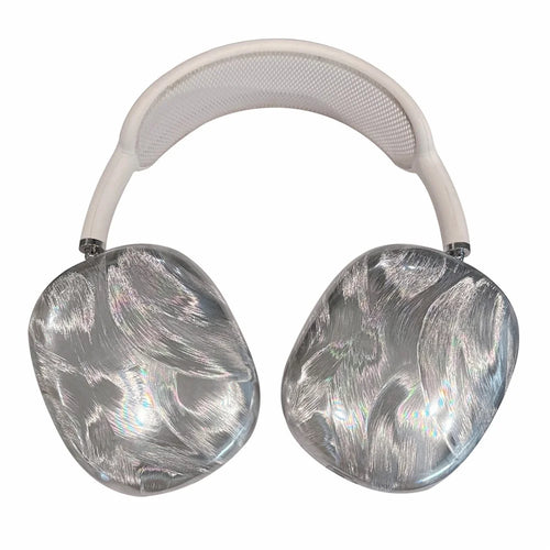 1 Pair For AirPods Max with USB-C / Airpods Max Headphone Earpad Case Electroplated TPU Cover - 1