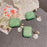 For AirPods 4 Earphone Case Shell Pattern TPU Cover with Shell Pendant - Green - 6