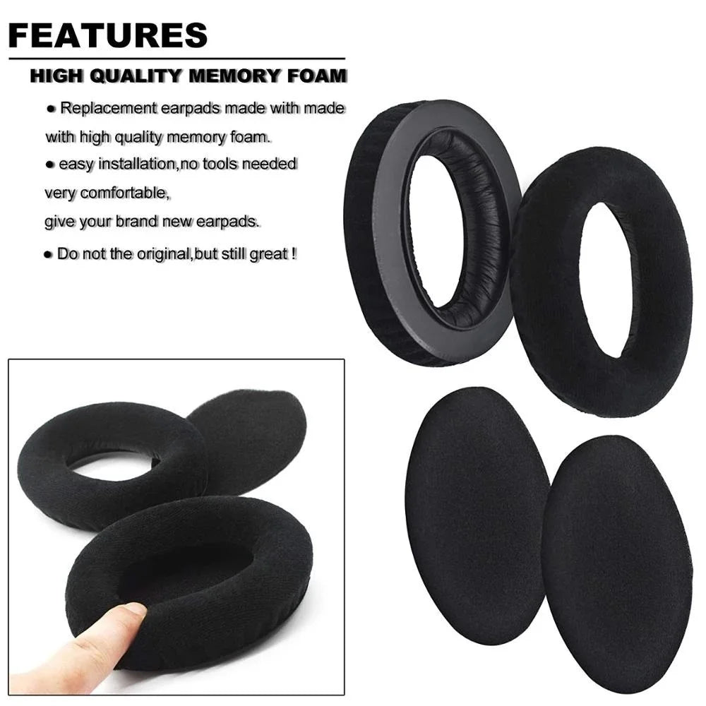 1 Pair Replacement Ear Cushions for Sennheiser HD545 HD565 HD580 HD600 HD650 - 4