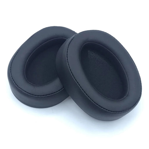 1 Pair For Sony MDR-100ABN / WH-H900N Headphone Earpads Protein Leather Earmuff Cushions - Black - 1