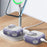 For AirPods 4 Case with Switch Button TPU + PC Compatible with MagSafe Earphone Cover with Hook - White  /  Light Purple - 3