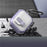 For AirPods 4 Case with Switch Button TPU + PC Compatible with MagSafe Earphone Cover with Hook - White  /  Light Purple - 4
