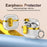 For AirPods 4 Case with Lock Buckle TPU + PC Clear Electroplated Earphone Cover with Hook - Gold - 2