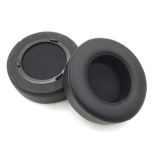 1 Pair For Corsair Virtuoso RGB Wireless SE Headphone Earpads Protein Leather Earmuff Cushions - Black - 1