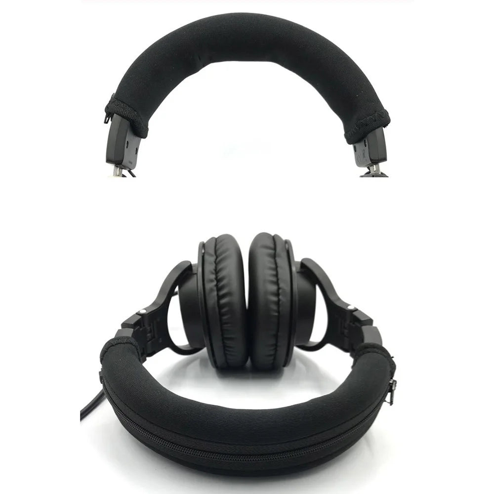 Head Beam For Audio-Technica ATH-MSR7 / ATH-M50X / Beats Studio Pro Headphones Headband Cushion Pad - Black - 3
