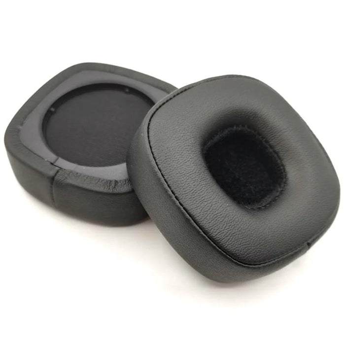 1 Pair Headphone Earpads For Marshall Major IV Protein Leather Replacement Cushions Earcups - Black - 1