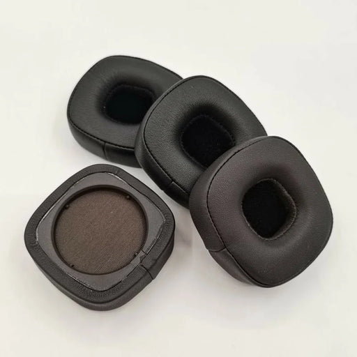 1 Pair Headphone Earpads For Marshall Major IV Protein Leather Replacement Cushions Earcups - Black - 2
