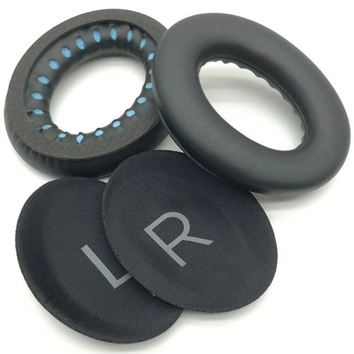 1 Pair Headphones Earpads For Bose Quietcomfort 45 Replacement Ear Pads Cushions Comfortable Wear - Black - 1