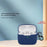 For Edifier Neodots Silicone Case Cover with Anti Lost Buckle Bluetooth-compatible Earphones Protective Sleeve - Dark Blue - 5