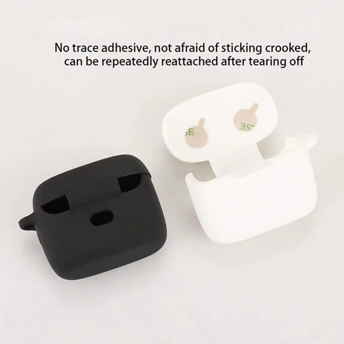 For Edifier Neodots Silicone Case Cover with Anti Lost Buckle Bluetooth-compatible Earphones Protective Sleeve - Dark Blue - 7
