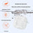 For AirPods 4 Bluetooth-compatible Earbud Case Transparent TPU Cover with Anti-Lost Buckle - 2