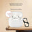 For AirPods 4 Bluetooth-compatible Earbud Case Transparent TPU Cover with Anti-Lost Buckle - 3