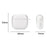 For AirPods 4 Bluetooth-compatible Earbud Case Transparent TPU Cover with Anti-Lost Buckle - 5
