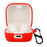 For Sennheiser ACCENTUM Silicone Case with Anti Lost Buckle Bluetooth-compatible Earphones Protective Cover - Red - 2
