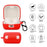 For Sennheiser ACCENTUM Silicone Case with Anti Lost Buckle Bluetooth-compatible Earphones Protective Cover - Red - 3