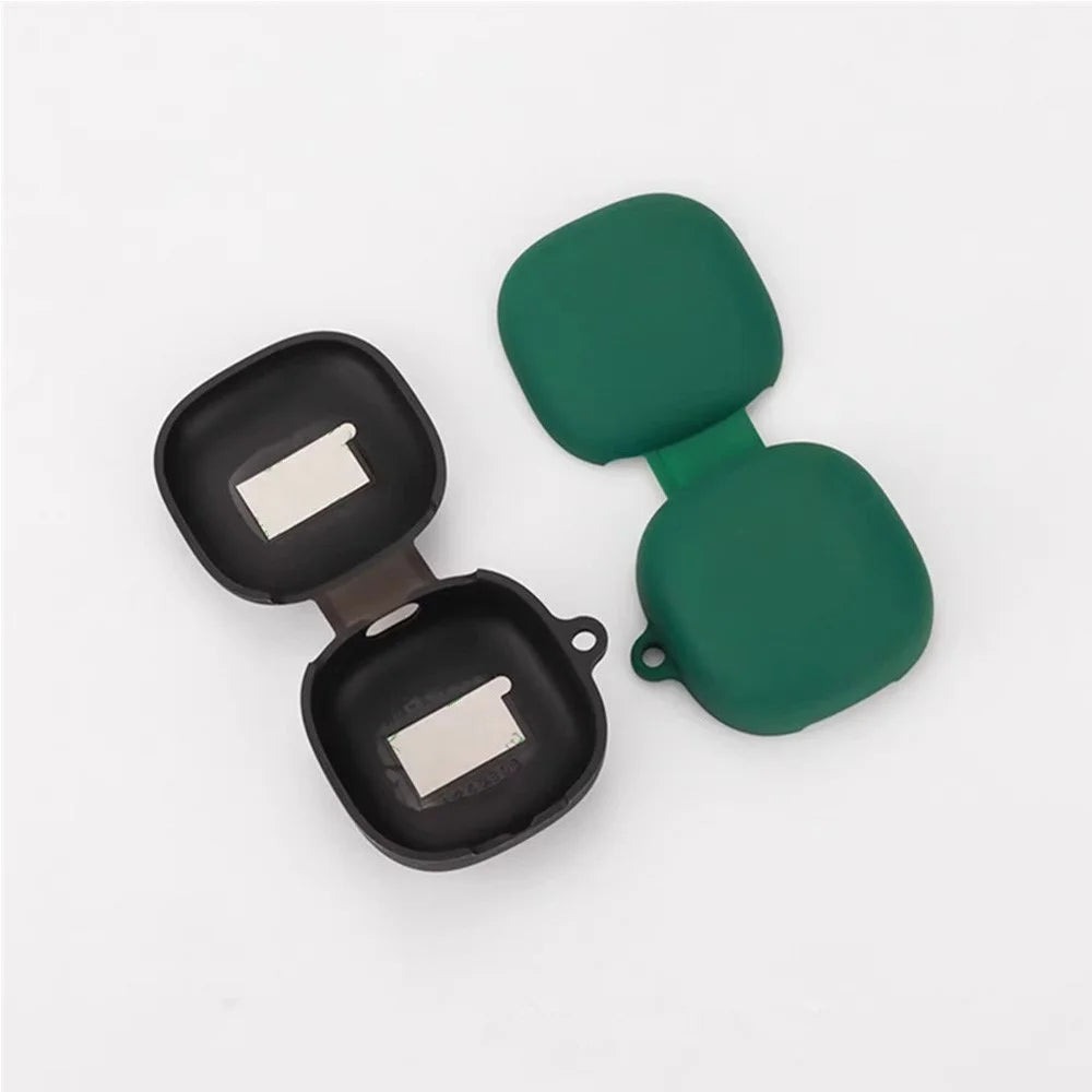 For Xiaomi Redmi Buds SE Silicone Case with Anti Lost Buckle Bluetooth-compatible Earphones Protective Cover - Dark Blue - 7