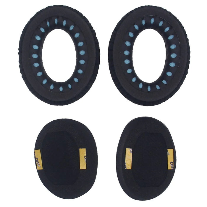 JZF-526 1 Pair for Bose QuietComfort 35 Headphone Replacement Mesh Cloth Ear Pads Cushions - Black - 3