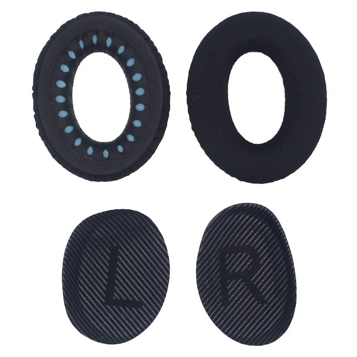JZF-526 1 Pair for Bose QuietComfort 35 Headphone Replacement Mesh Cloth Ear Pads Cushions - Black - 4