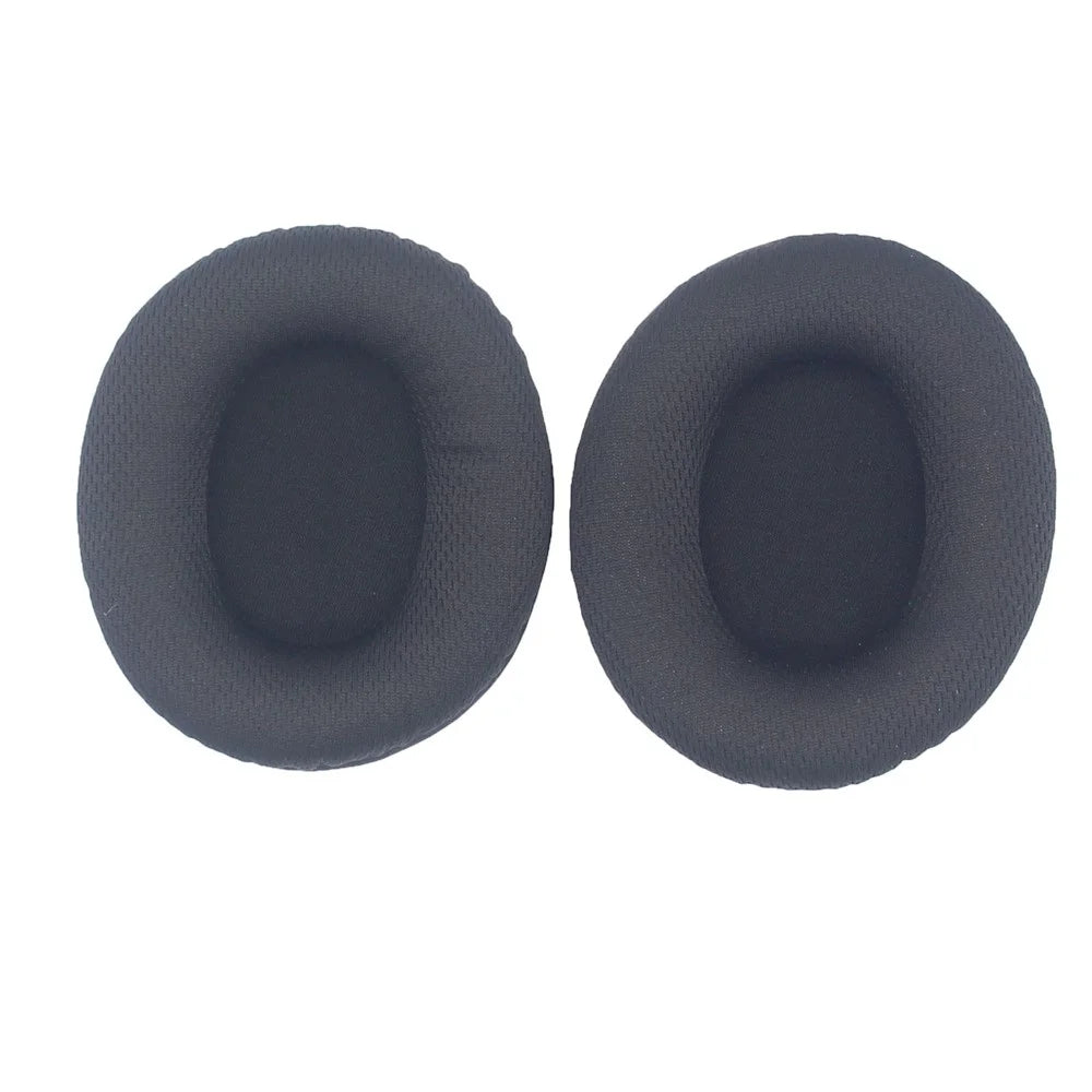 JZF-528 1 Pair for Hyperx Cloud Stinger 2 Headphones Ear Pads Mesh Cloth + Sponge Replacement Cushions - Black - 2