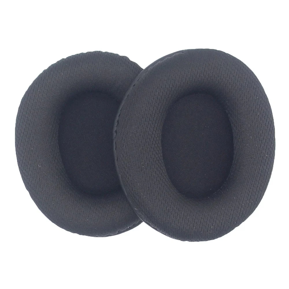 JZF-528 1 Pair for Hyperx Cloud Stinger 2 Headphones Ear Pads Mesh Cloth + Sponge Replacement Cushions - Black - 6